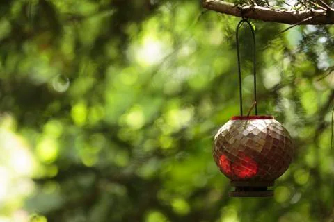 Red hanging lantern Stock Photos