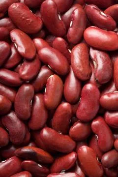 Red haricot beans background Stock Photos