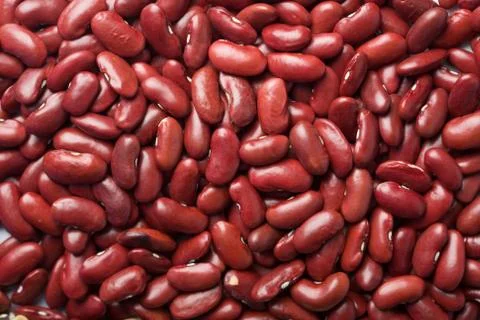 Red haricot beans background Stock Photos