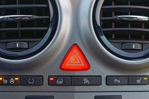 Red hazard light Stock Photos