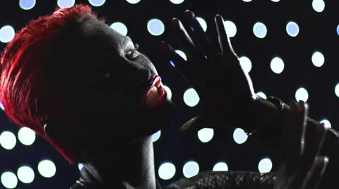 Red Head Turning Close Up 2 Stock Footage 49197142