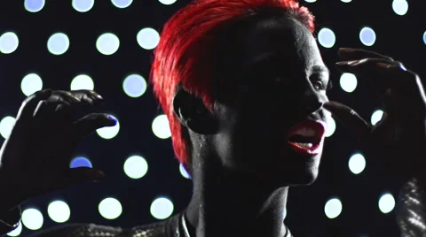 Red Head Turning Close Up 3 Stock Footage 49197093