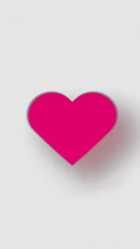 Red Heart 3D beat or pulsating animation Emoji. HD Smiley Emotion Icon Stock Footage 270355847