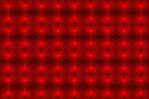 Red heart - abstract background Stock Illustration