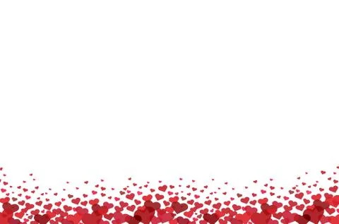 Red heart and space background vector Stock Illustration