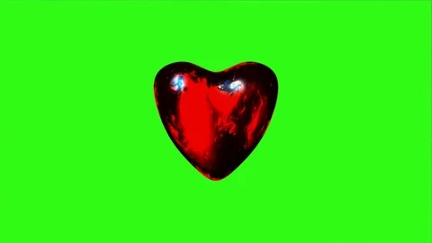 Red Heart Animation Background Beats 3d 4K Green Screen 40 Vidéo 118435003