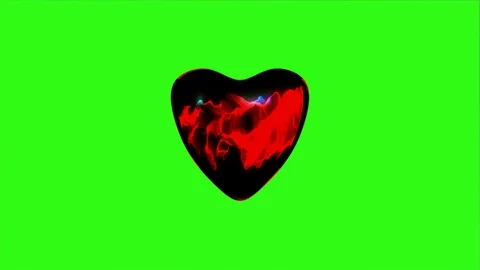 Red Heart Animation Background Beats 3d 4K Green Screen 70 Vidéo 118889361
