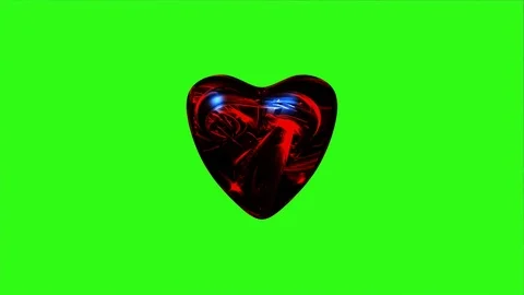 Red Heart Animation Background Beats 3d 4K Green Screen 173 Vidéo 120594672