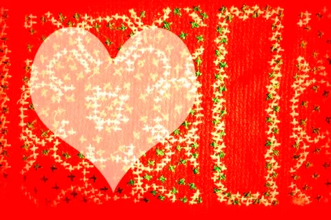 Red heart background Stock Illustration