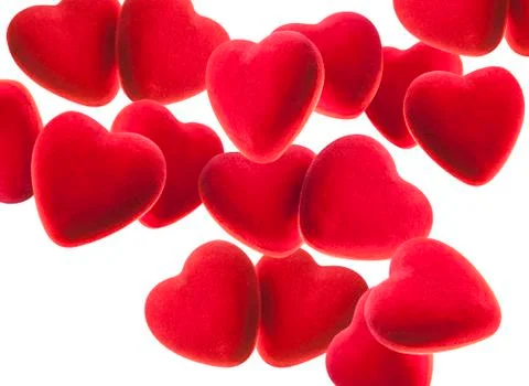 Red heart background Stock Illustration