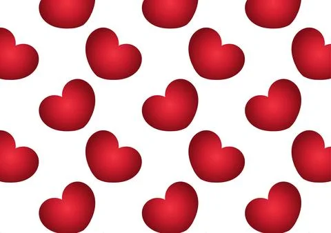 Red heart background Stock Illustration