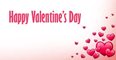 Red heart background for valentines day Stock Illustration