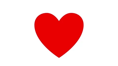 Red heart beating Stock Footage 146972404