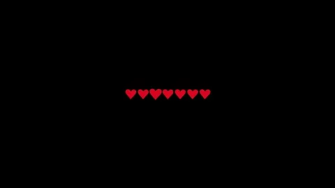 Red heart blinking loading bar animation or Progress bar animation Stock Footage 281337246