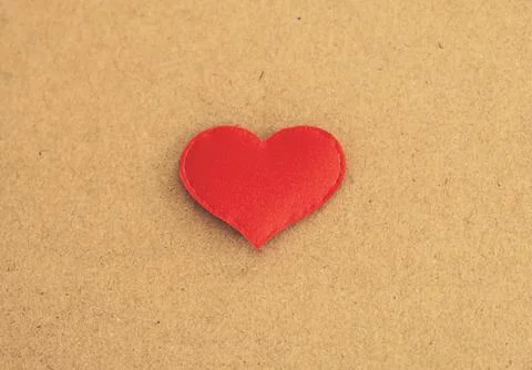 Red Heart closeup Foto stock