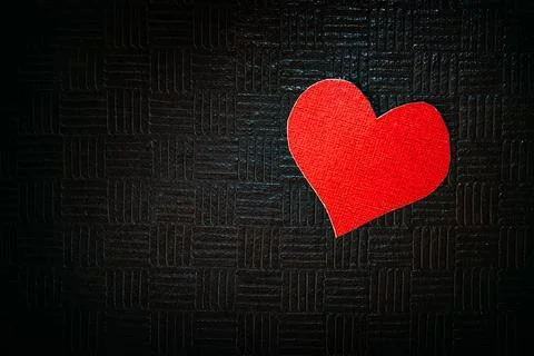 Red Heart closeup Stock Photos