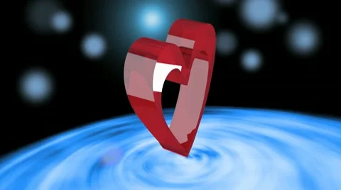 Red Heart Video stock 10563085