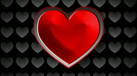Red heart Stock Footage 12056980