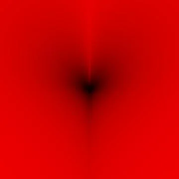 Red heart. Frame for stop motion animation. Number one. Stock Illustration