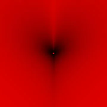Red heart. Frame for stop motion animation. Number two. Stock Illustration