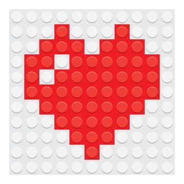 Red heart icon Stock Illustration