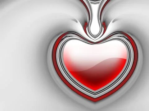 Red heart Stock Illustration