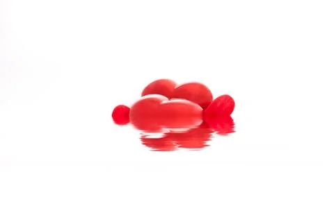Red heart Illustrazione stock