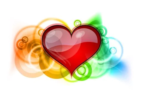 Red heart Stock Illustration