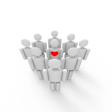 Red heart Stock Illustration