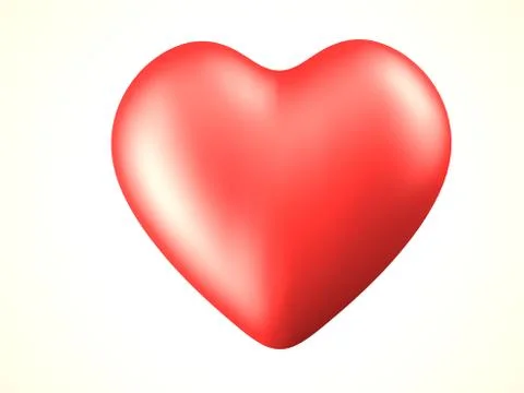 Red heart Stock Illustration