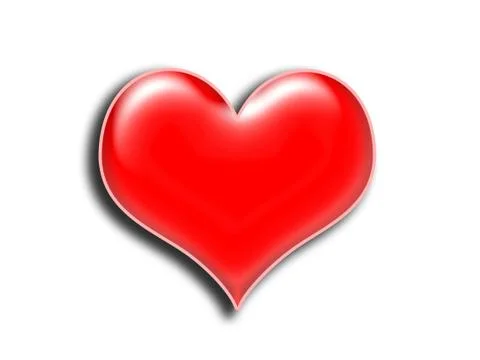 Red heart Stock Illustration