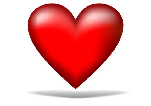 Red heart Stock Illustration