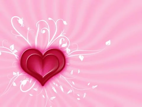 Red heart Stock Illustration