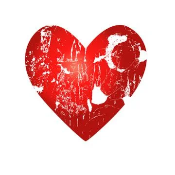 Red heart Stock Illustration