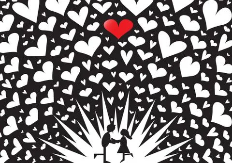 Red Heart Stock Illustration