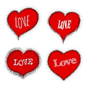 Red heart Stock Illustration