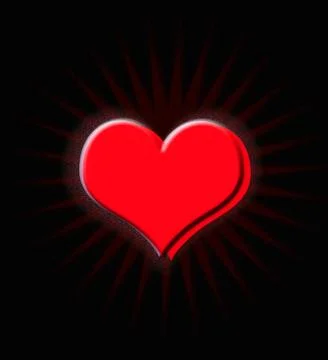 Red heart Stock Illustration