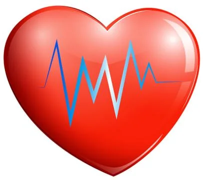 A red heart Stock Illustration