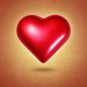 Red heart Stock Illustration