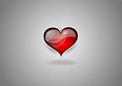 Red heart Stock Illustration