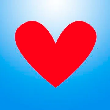 Red heart Stock Illustration