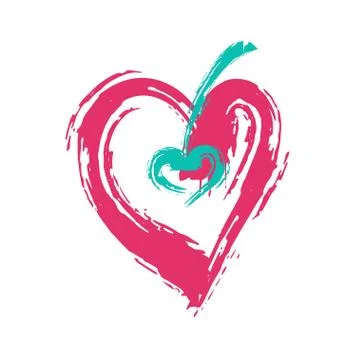 Red heart Stock Illustration