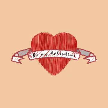 Red heart Stock Illustration