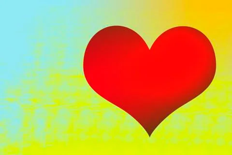 Red heart Stock Illustration
