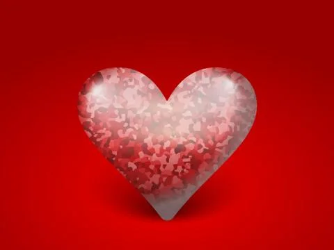 Red heart Stock Illustration