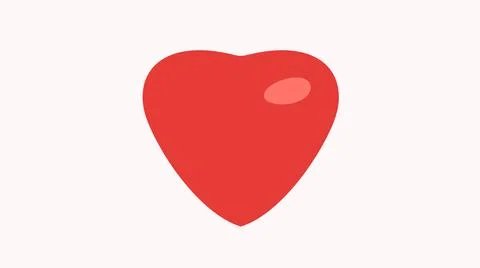 Red heart 스톡 일러스트