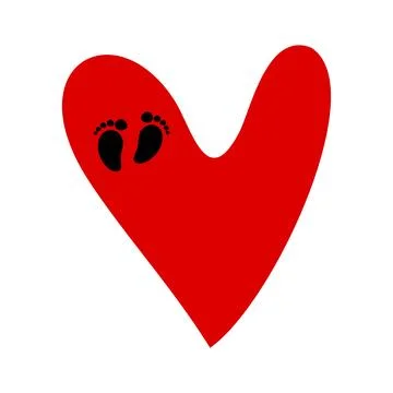 Red heart Stock Illustration