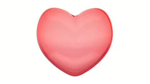 Red heart loop rotate Stock Footage 21952040
