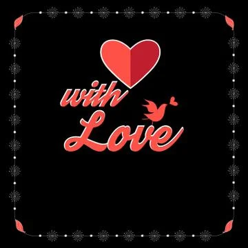 Red heart for lovers Stock Illustration