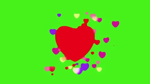 Red heart with particle Vídeo Stock 82287814